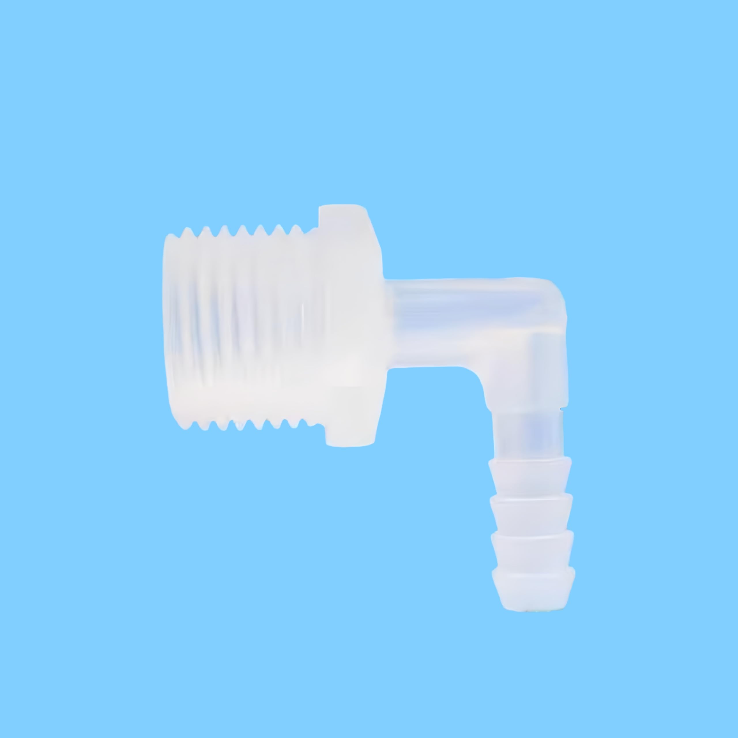 Plastikowa końcówka do węża PP, plastikowa Adapter montażowy 1/2G męski na 3/8 cala, 1 opakowanie płynne paliwo