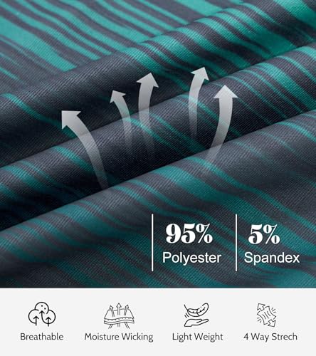 Mens Golf Shirts Short Sleeve Dry Fit Athletic Moisture Wicking Golf Polo Performance Printed Collared Polos3