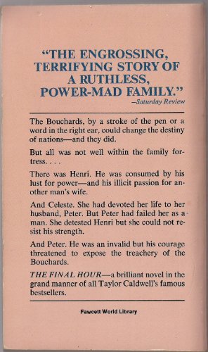 Final Hour 0449225798 Book Cover