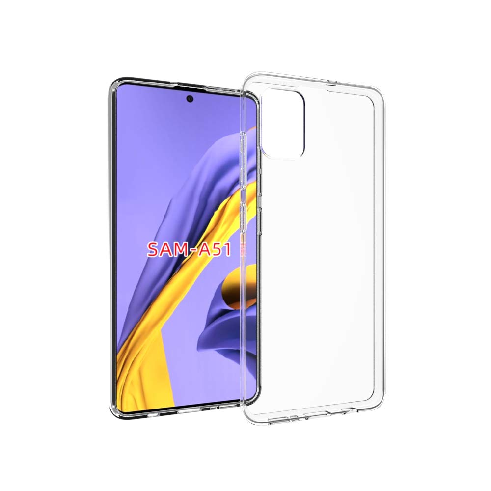 Botongda For Samsung Galaxy A51 Case,Slim Soft Shockproof Case Premium transparent soft TPU gel transparent flexible case for Samsung Galaxy A51 (Clear)