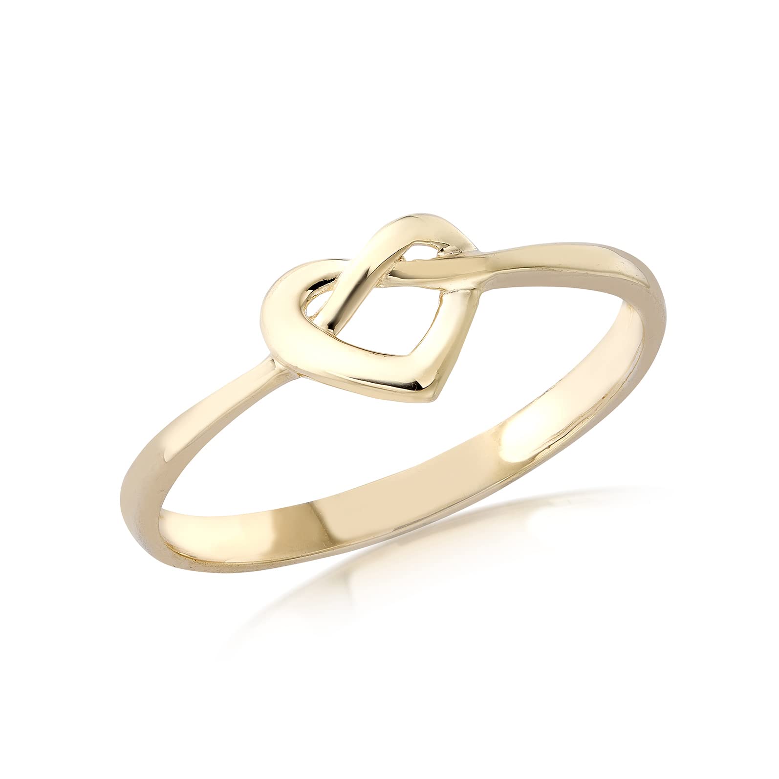 CARISSIMA Anello da donna in oro 9 kt con cuore infin