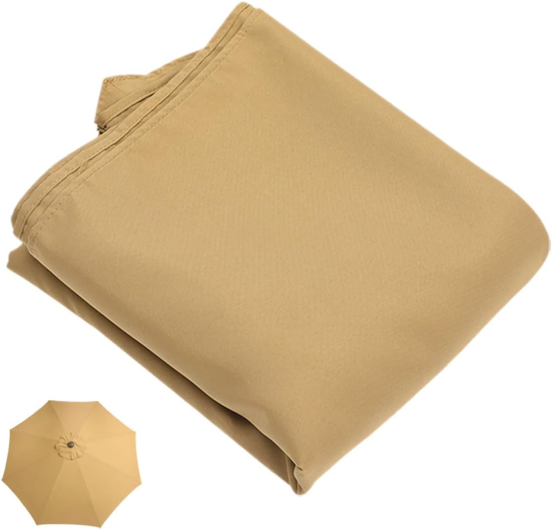 VANZACK Durable Outdoor Sunshade Cover for Rib Umbrellas for Backyard Garden and Use Versatile