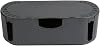 Anthracite Cable Organizer Multiple Socket Box Cable Collector