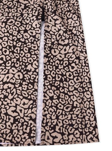 Avanova Women Boho Floral Slit Maxi Skirt Split Thigh High Waisted Long Sexy Skirt4