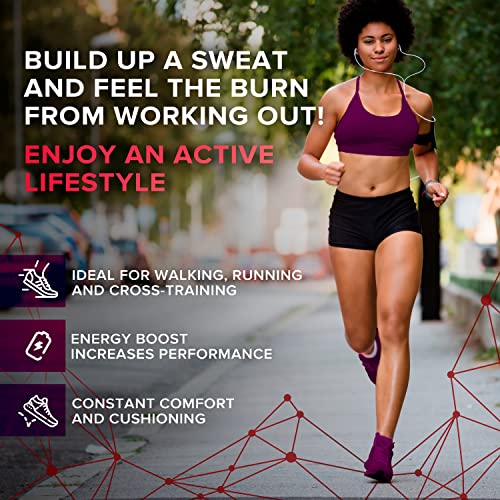 Image of Running & Sport Insoles for Men & Women - Athletic Sneaker Inserts | Shock Absorption, Energy Return, Cushioned, Basketball, Walking, Hiking, Tennis, Cleats, Gym Training, Arch Support