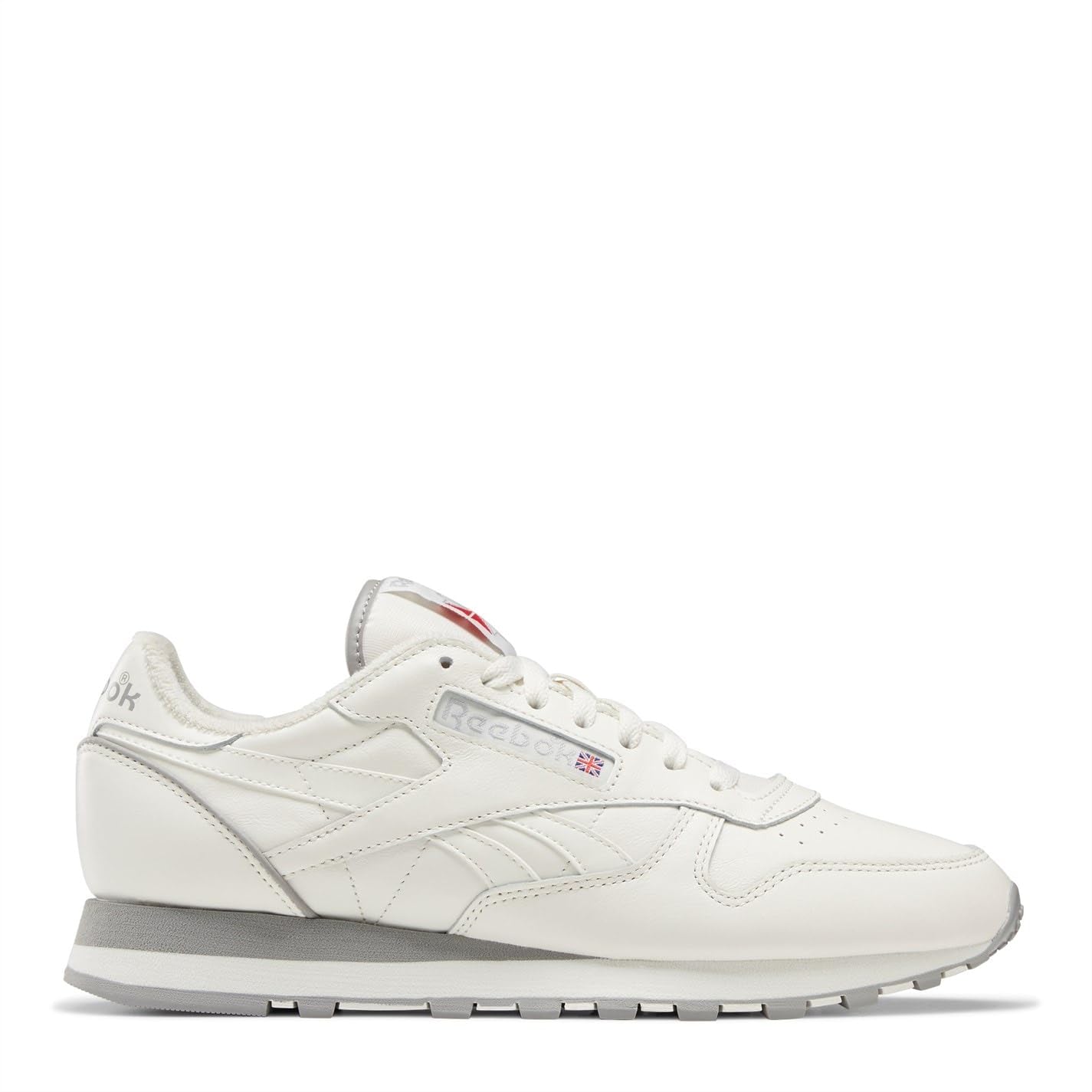 Reebok Classic Leather 1983 - Zapatillas clásicas para mujer, estilo vintage, con vibraciones de la vieja escuela, color gris/blanco