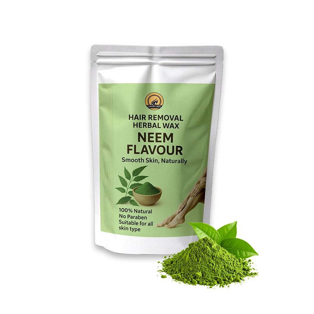 Neem Hair Removal Wax Powder for Women & Men | Painless Herbal Hair Removal for Face, Upper Lips, Underarms & Body | Chemical-Free, No Razor Bumps | 50g-image-45