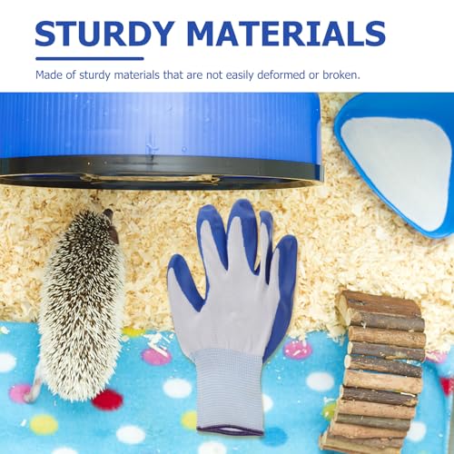 Mikikit 6 Paare Anti-biss-handschuhe Frettchen Handschuhe Zum Umgang Mit Haustieren Vogel Anti Biss Handschuhe Igel-handschuhe Eichhörnchen-handschuhe Pvc Papagei Haustierzubehör