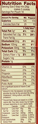 Image of Betty Crocker, Cookie Mix, Chocolate Chip, 17.5oz Pouch (Pack of 4)