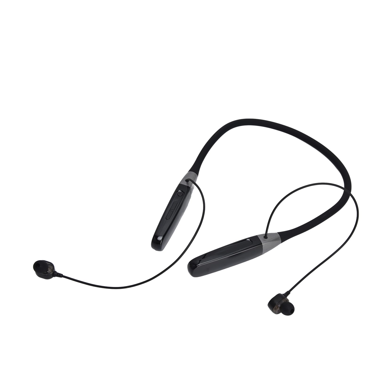 KUIDAMOS Auricolare Wireless da Appendere Al Collo con Display LED e Memoria 32G per Uso sportivo. Design Leggero e Confortevole con Tracolla