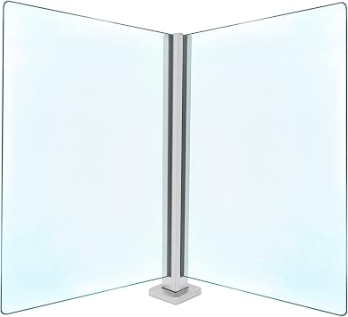 Glass Railing Post Heavy Duty Glass Railing Post 25.6 Corner Post 304 Stainless Steel Balustrade Post for Balcony Deck Concrete Porch Garden Patio Attic Steps Indoor Outdoor