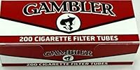 Gambler Regular King Size Cigarette Tubes - 1000 Count Bulk Pack (5 Boxes of 200) for RYO Enthusiasts