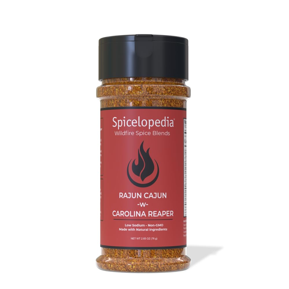 Rajun Cajun with Carolina Reaper Spice Blend | Chef-Crafted | Low-Sodium | Non-GMO