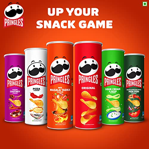Pringles Original Flavour 110 Grams 3.8 Oz Vegetarian Potato Crisps Chips Wafers #TOP7