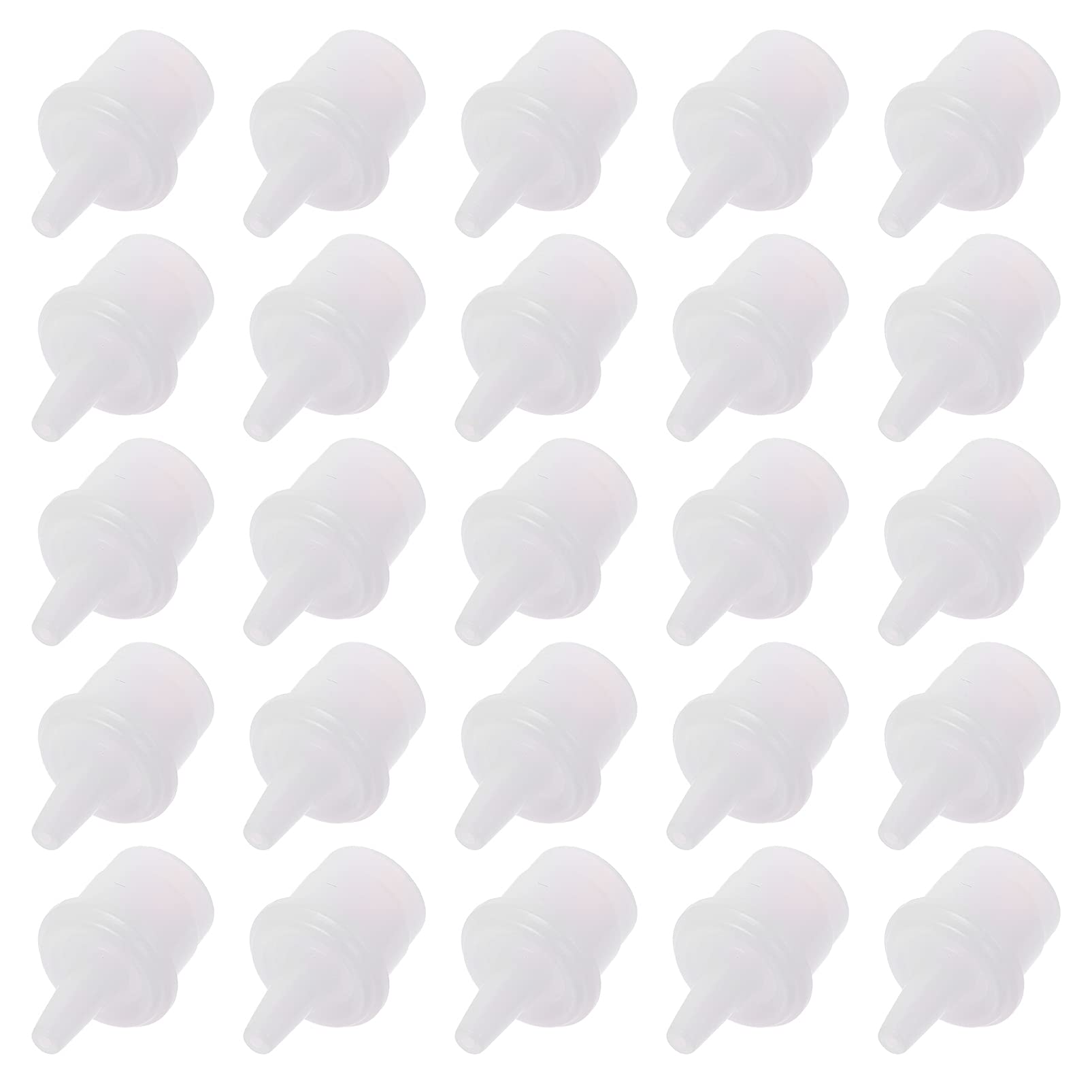 HAPINARY 100pcs Lash Extension Nozzle Replacement Bond and Seal Eyelash Container Tips for Beauty Salon