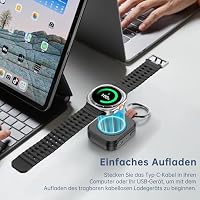 Ladegerät für Samsung Galaxy Watch,1200 mAh tragbares Ladegerät – Ansicht 7