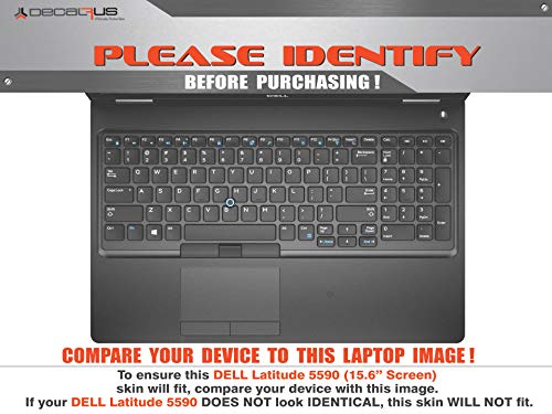 Decalrus - Protective Decal For Dell Latitude 5590 (15.6" Screen) Laptop Purple Carbon Fiber Skin Case Cover Wrap Cfdelllatitude15_5590Purple #TOP1