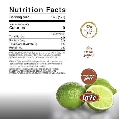 La Fe 100% Lime & Lemon Juice Variety Pack - 32oz each from Lemon & Lime Juice Concentrate made with Fresh Lemons & Limes Grown in Northern Peru - Thumbnail 6