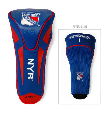 Team Golf NHL New York Rangers Single Apex Driver Head Cover Golf Club Single Apex Driver Headcover, Fits All Oversized Clubs, Truly Sleek Design