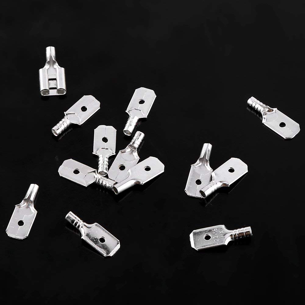 1000 Piece Electrical Wire Terminal Crimp Connector Kit, Assorted Insulated Ring Terminals Set, 24 Types with Storage Case