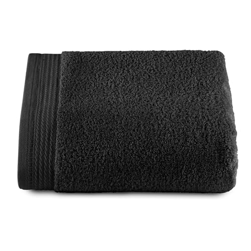 Toallas de Baño Grandes 100 X 150 Negras Marca Top Towel