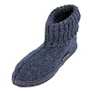 HAFLINGER Huttenschoen Karl vilten pantoffels met kraag pantoffel
