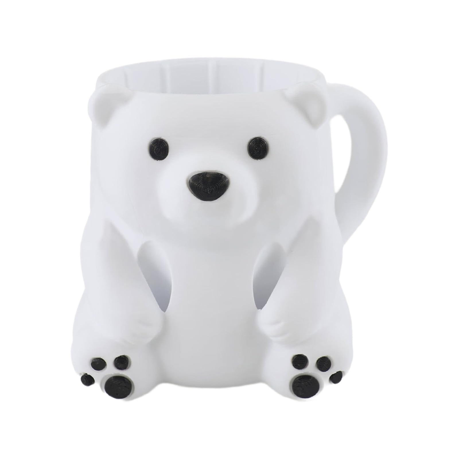 HGENAHGTF Multifunctional Animal Shape Ice Cream Pints Holder with Secret Storage Drawer Antifreeze Handle and Double Spoons Ice Cream Pint Holder