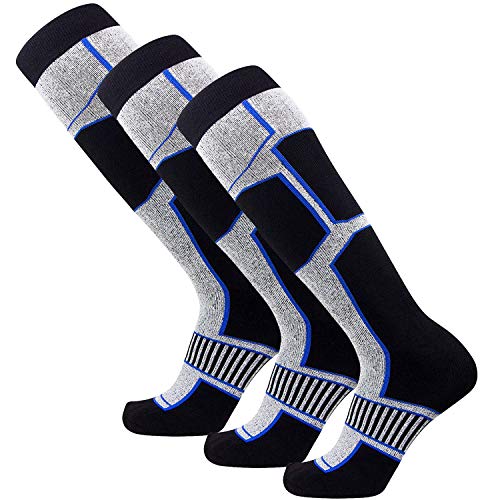Snowboard Socks for Men - Comfortable Warm Skiing Snowboarding Sock Women, Winter