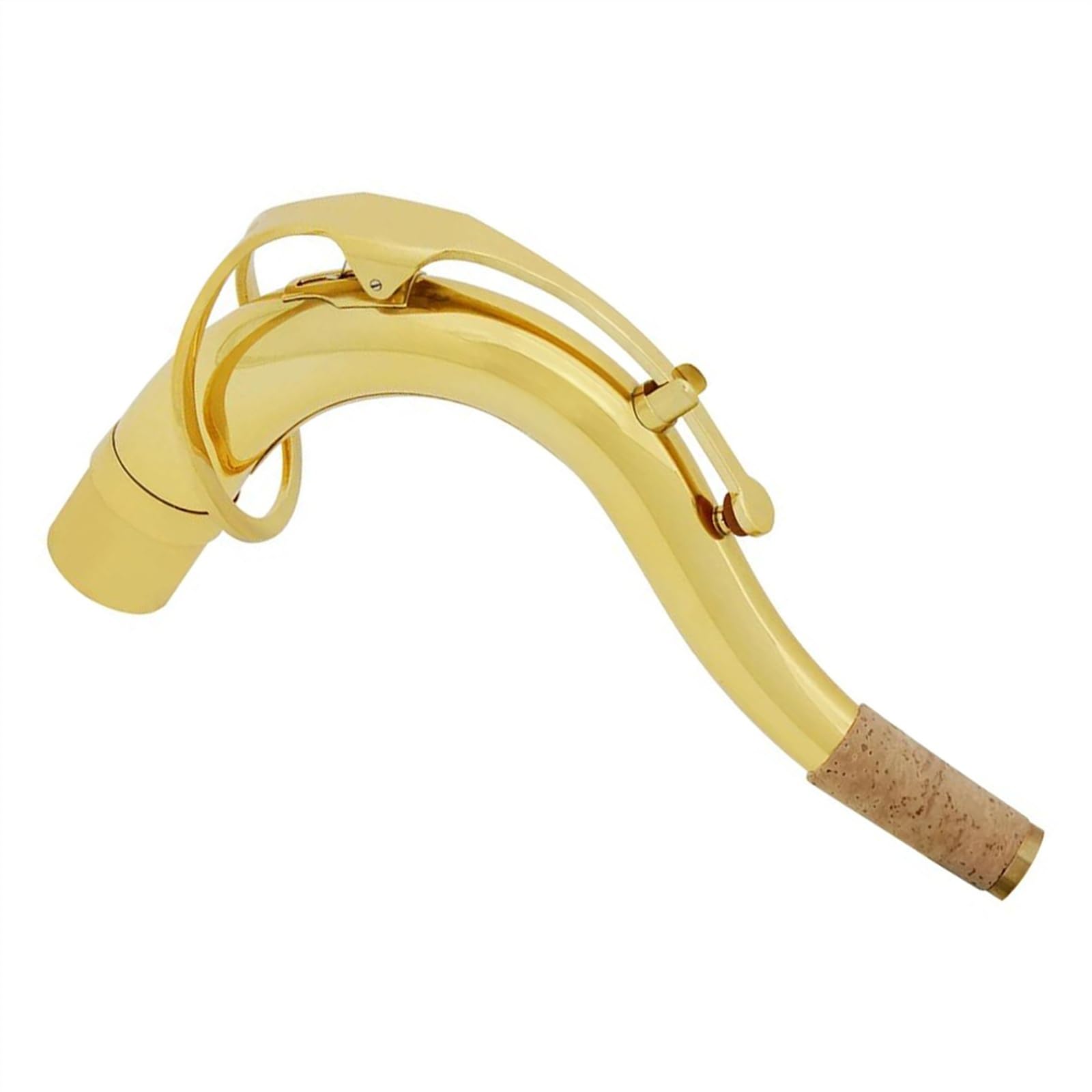 Części do Saksofonu Instrumentów Saksofon Tenorowy Z Wygiętą Szyjką, Materiał Mosiężny, Części Zamienne Do Wygiętej Szyjki Saksofonu (Color : C)