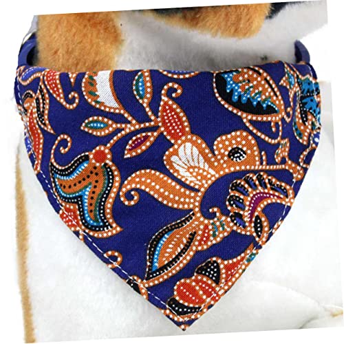 DOITOOL 2 Peças De Toalha De Algodão Para Animais De Estimação Cachecol De Algodão Toalha Triangular