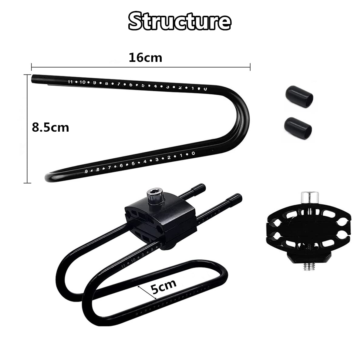 WASAGA Amortisseur De Selle Vélo – Alu Aviation 6061 – Charge 20-100 Kg – 16x8,5x5 Cm – 340 G – VTT, Route, Pliant – Réduit Les Chocs