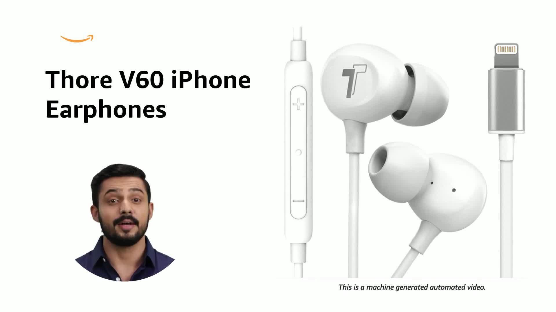 Thore V60 in Ear Headphones for iPhone 11/Pro Max Earphones (Apple
