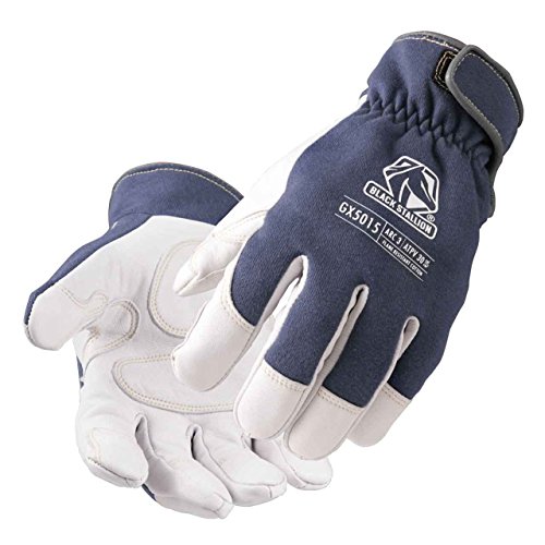 Black Stallion Gx5015 Arc-Rated Goatskin & Fr Cotton Mechanics Glove, Medium #TOP9