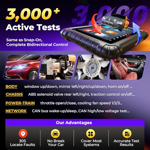 Autel MaxiSys MS906 MAX Scanner, 2026 MS906MAX Upgrade of MS906 PRO MS906BT MP900BT MS908S, OE-Level ECU Coding, 3000+ Bidirectional Active Tests, 40+ Resets, Full System Diagnostic, DOIP CANFD, FCA - Image 5
