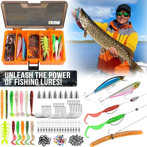 Image of PLUSINNO Fishing Gear,Fsihing Backpack with Floating Fishing Net,Tackle Boxes,Waterproof Fishing Tackle Bag,Fishing Gifts for Men