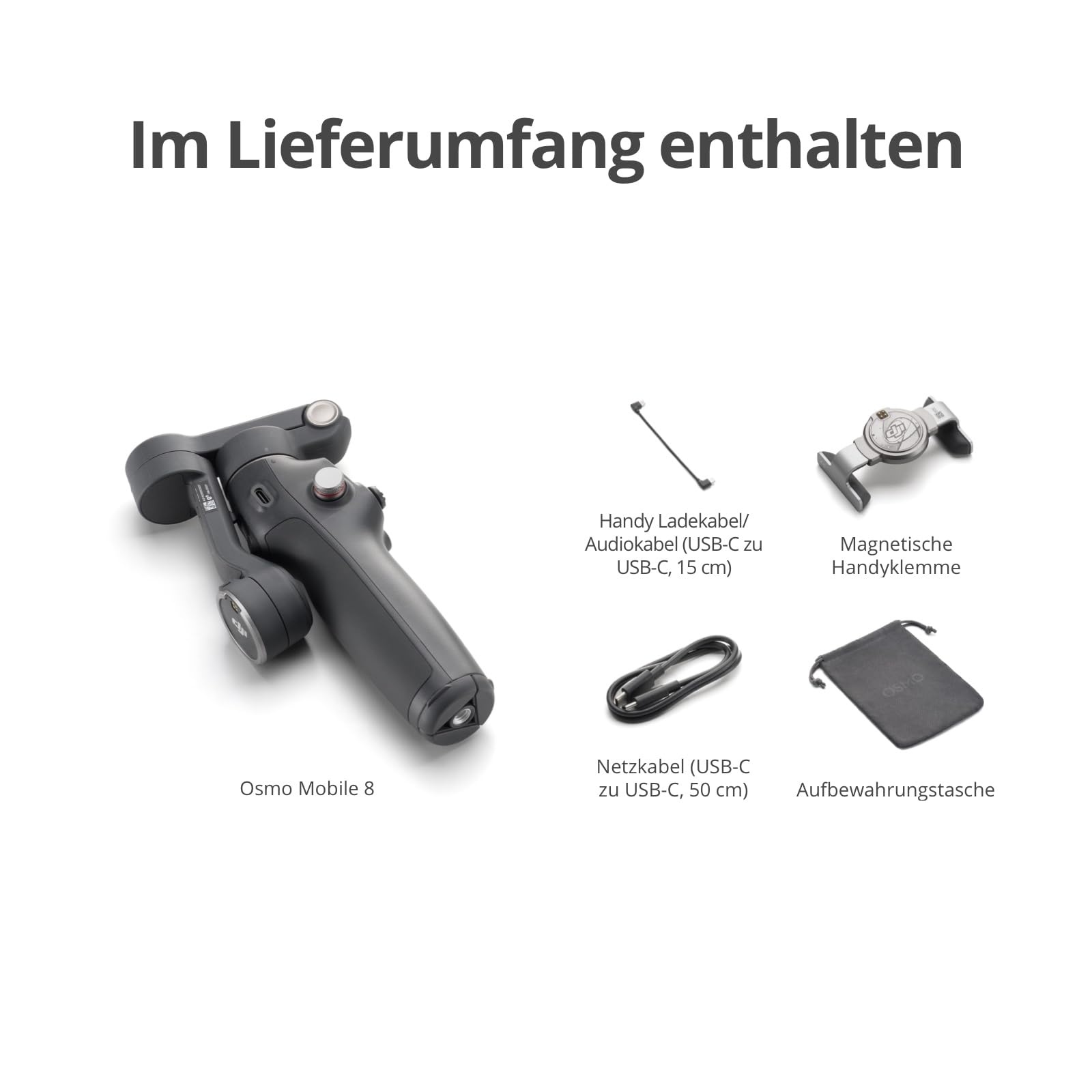 DJI Osmo Mobile 8 Gimbal Stabilizator do Telefonu Standard Combo z Modułem Wielofunkcyjnym — miniatura 7