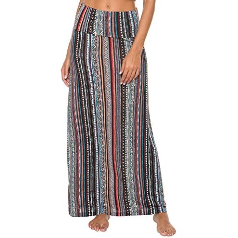 Falda Larga Maxi de Estilo Bohemio Cover