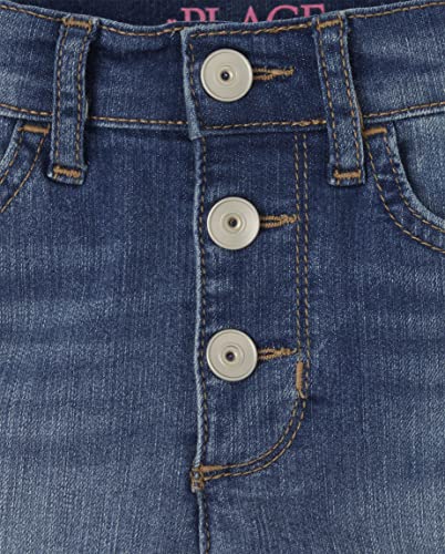 Image of The Children's Place Girls' Denim Bermuda Shorts