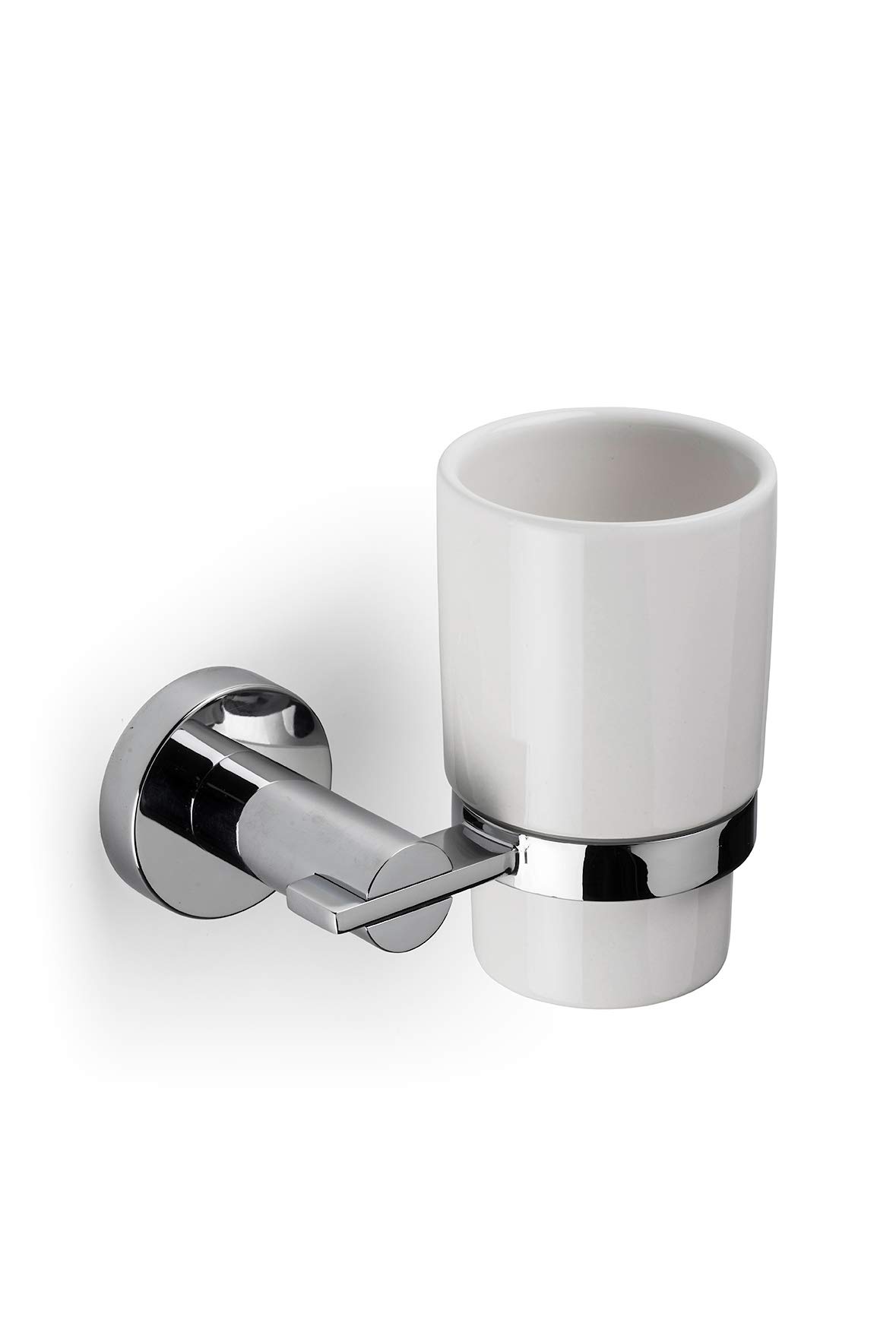 Croydex Chrome Flexi-Fix Metra Easy To Fit Tumbler & Holder