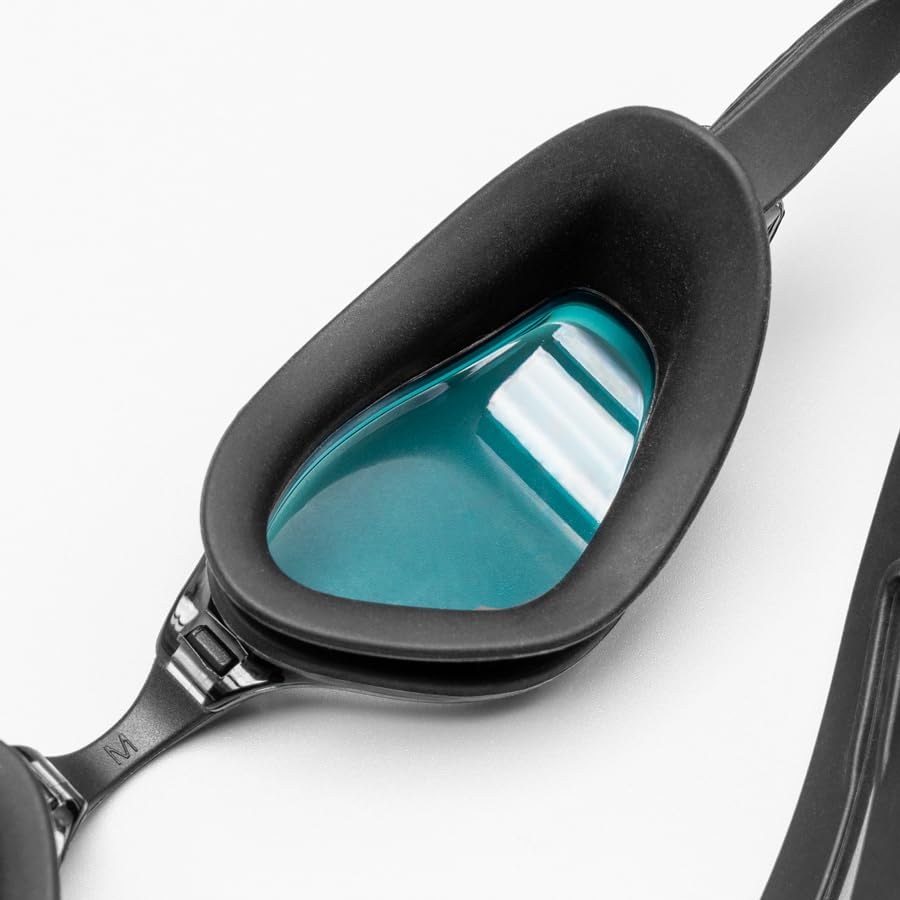 FORZA Schwimmbrille für Erwachsene Basic – Antibeschlag- und UV-Schutz – Auslaufsichere Schwimmbrille mit anpassbarer Passform
