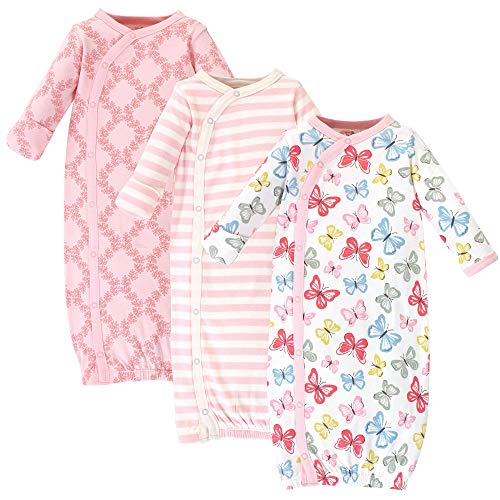 Image of Touched by Nature Unisex Baby Organic Cotton Kimono Gowns