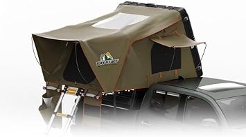 Tuff Stuff Overland TS-RTT-CS2-BK AlphaTM II Hard Top Side Open Tent; Black; 2 Person