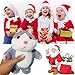 Upgrade Version Talking Hamster Mouse Toy - Repeats What You Say and Can Walking - Electronic Pet Talking Plush Buddy Hamster Mouse for Child Kids Gift Party Toys (Gray)