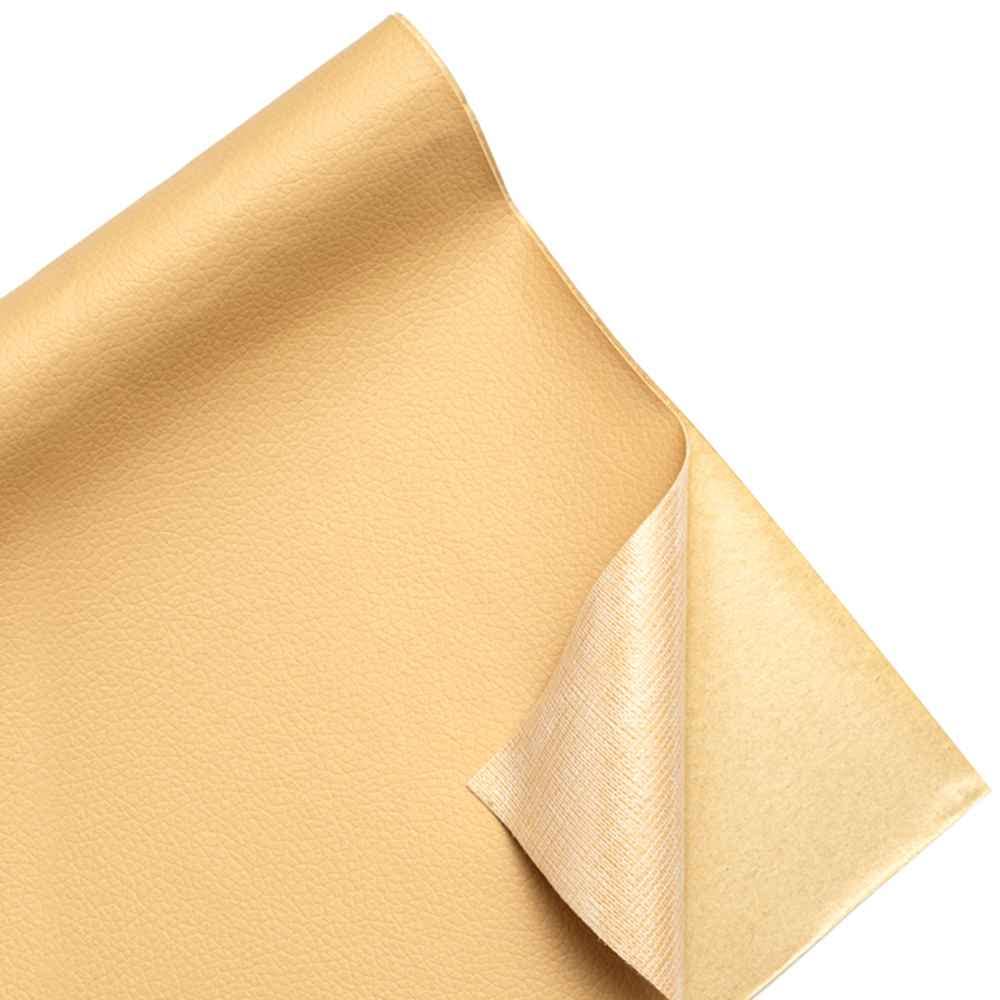 Toppa di riparazione in PU autoadesiva grande(Khaki,19x10 in)