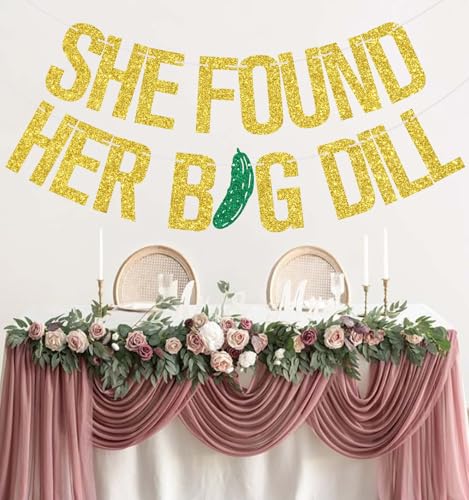 Bannière She Found Her Big Dill déco EVJF sans stress - 5
