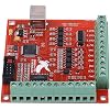 DIY CNC Controller Card, USB 4-Axis Linkage Stepper Motor Motion Control Card, 100Khz Motion Controller Card Board for CNC Engraving
