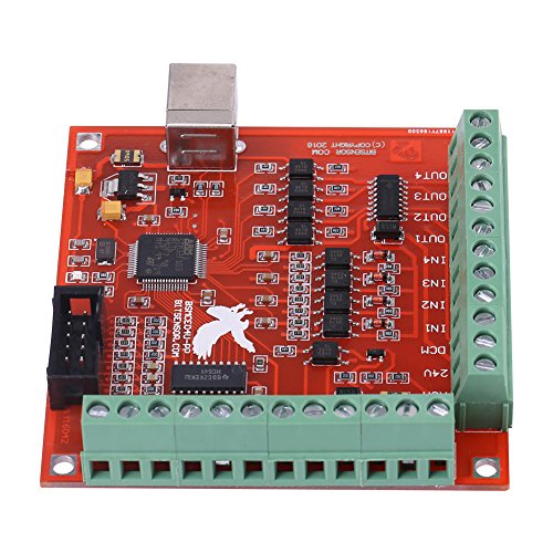 Wendry WENDRY1PDN5V4ZGQ Diy Cnc Controller Card, Usb 4-Axis Linkage Stepper Motor Motion Control Card, 100Khz Motion Controller Card Board thumb #3