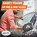 HOMEXCEL Car Wash Mitt, 2PK Chenille Microfiber Wash Mitt, Scratch-Free & Lint-Free, Rich Foam, Highly Absorbent, Double Sided, Perfect for Car Washing and Detailing, 10.2