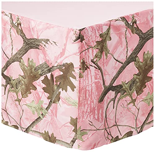 Hiend Accents Oak Camo Comforter Set, Queen, Pink #TOP14