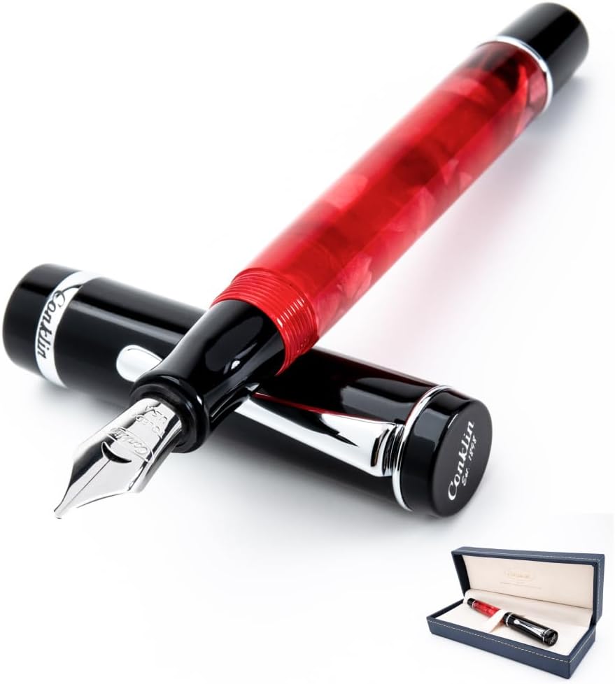 Conklin Duragraph Fountain Pen Red Nights Fine Kuwait Ubuy